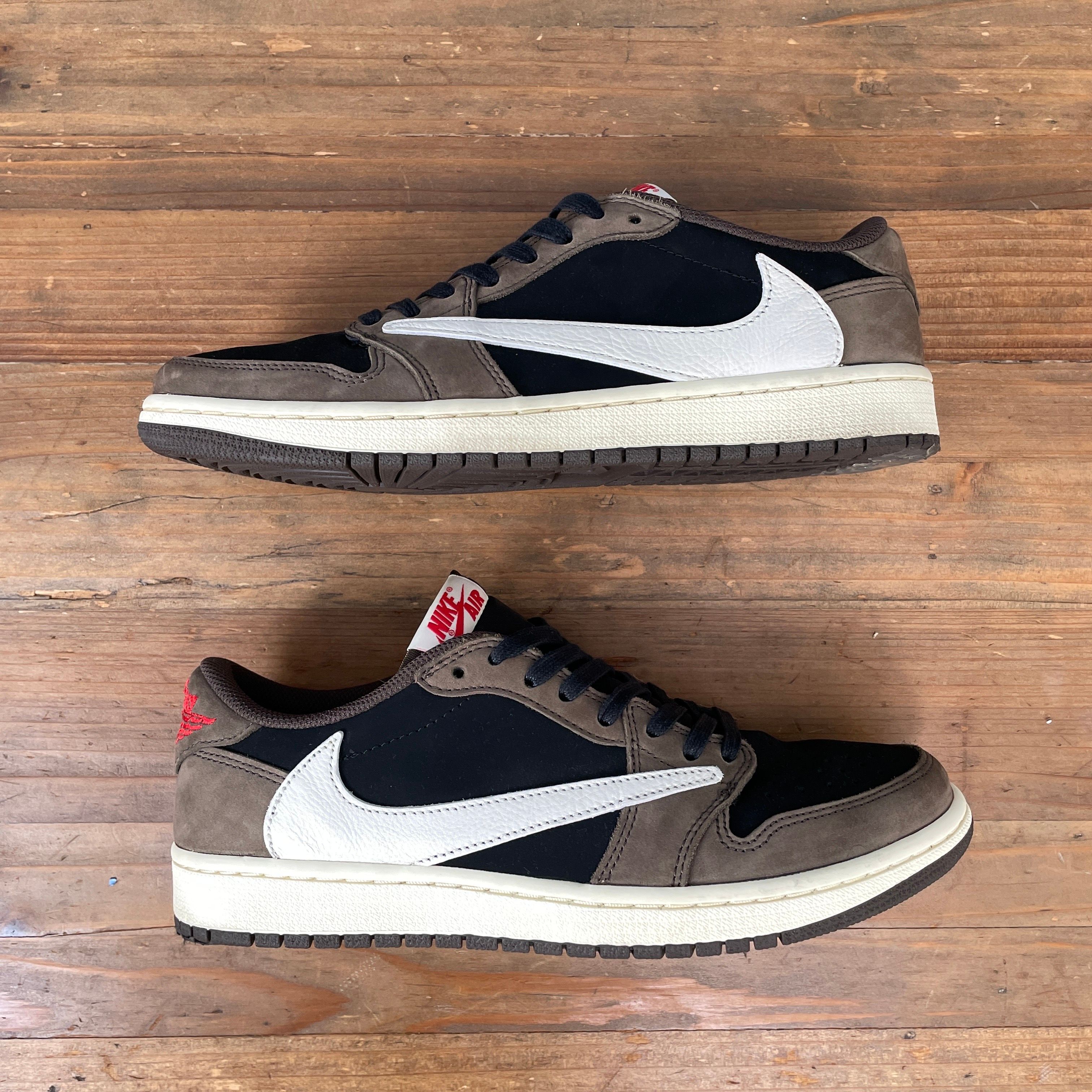 Travis Scott × Nike Air Jordan 1 Low OG SP-T "Black/Dark Mocha"