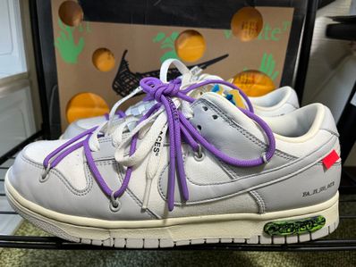 Off-White × Nike Dunk Low "Sail/Neutral Gray"