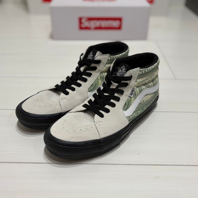 Supreme × Vans Dollar Skate Grosso Mid "White"