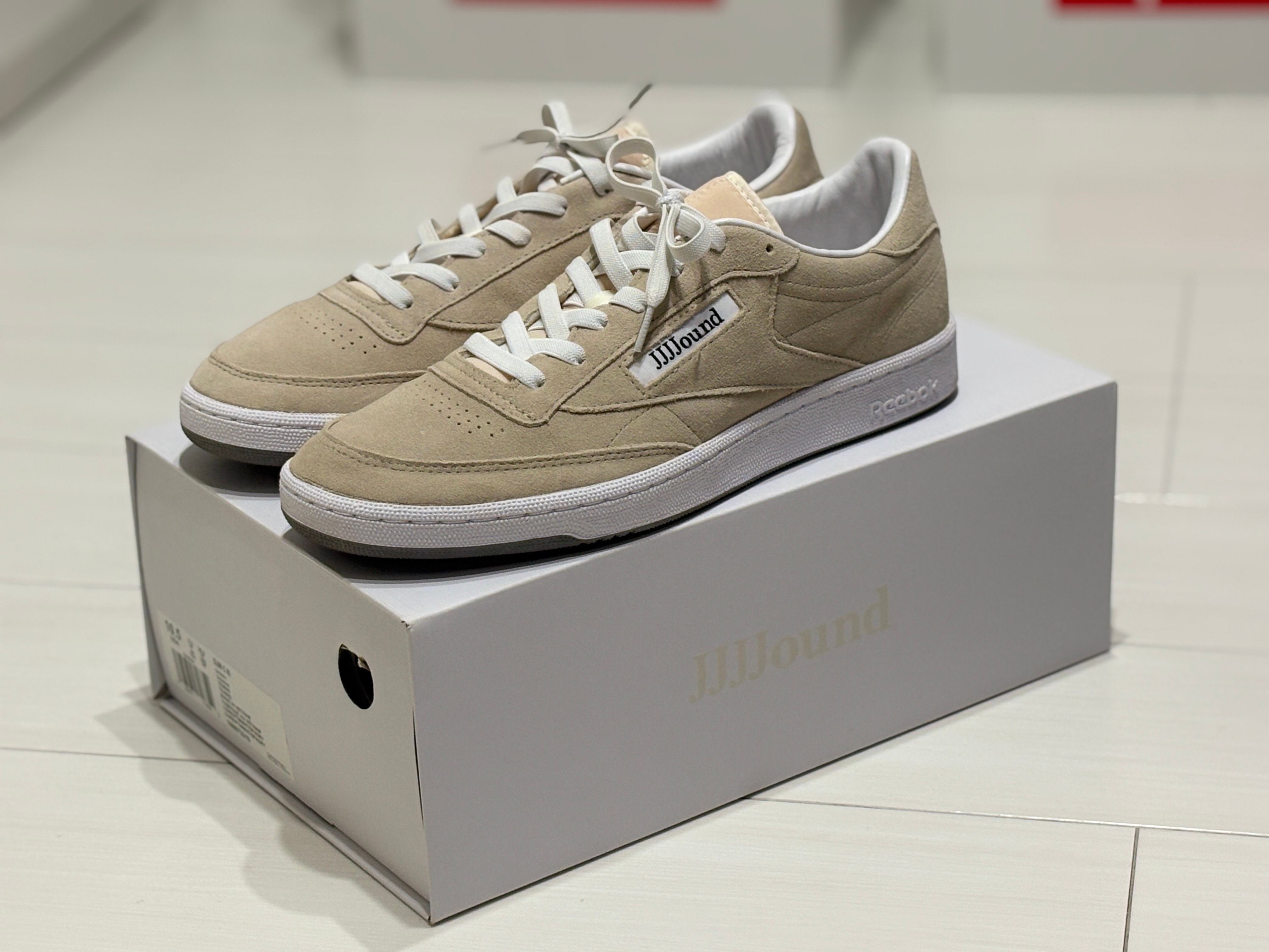 JJJJound × Reebok Club C 85 " Cork"
