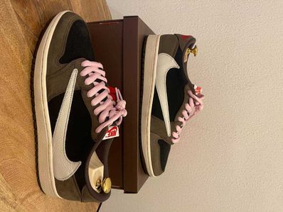 Travis Scott × Nike Air Jordan 1 Low OG SP-T "Black/Dark Mocha"