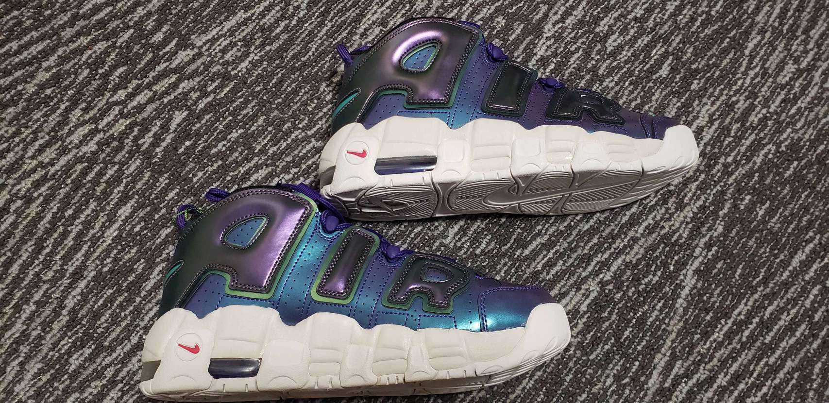 NIKE AIR MORE UPTEMPO "IRIDECENT PURPLE"