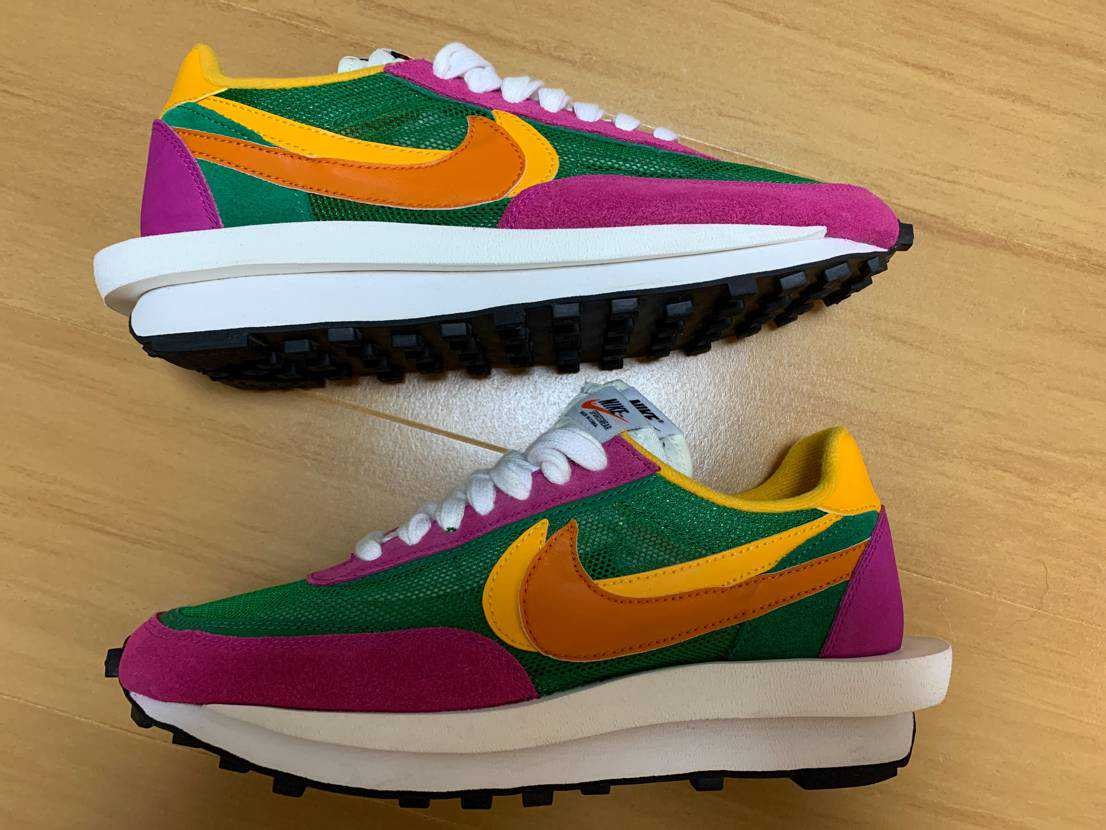 sacai × NIKE LDV WAFFLE "PINE GREEN"