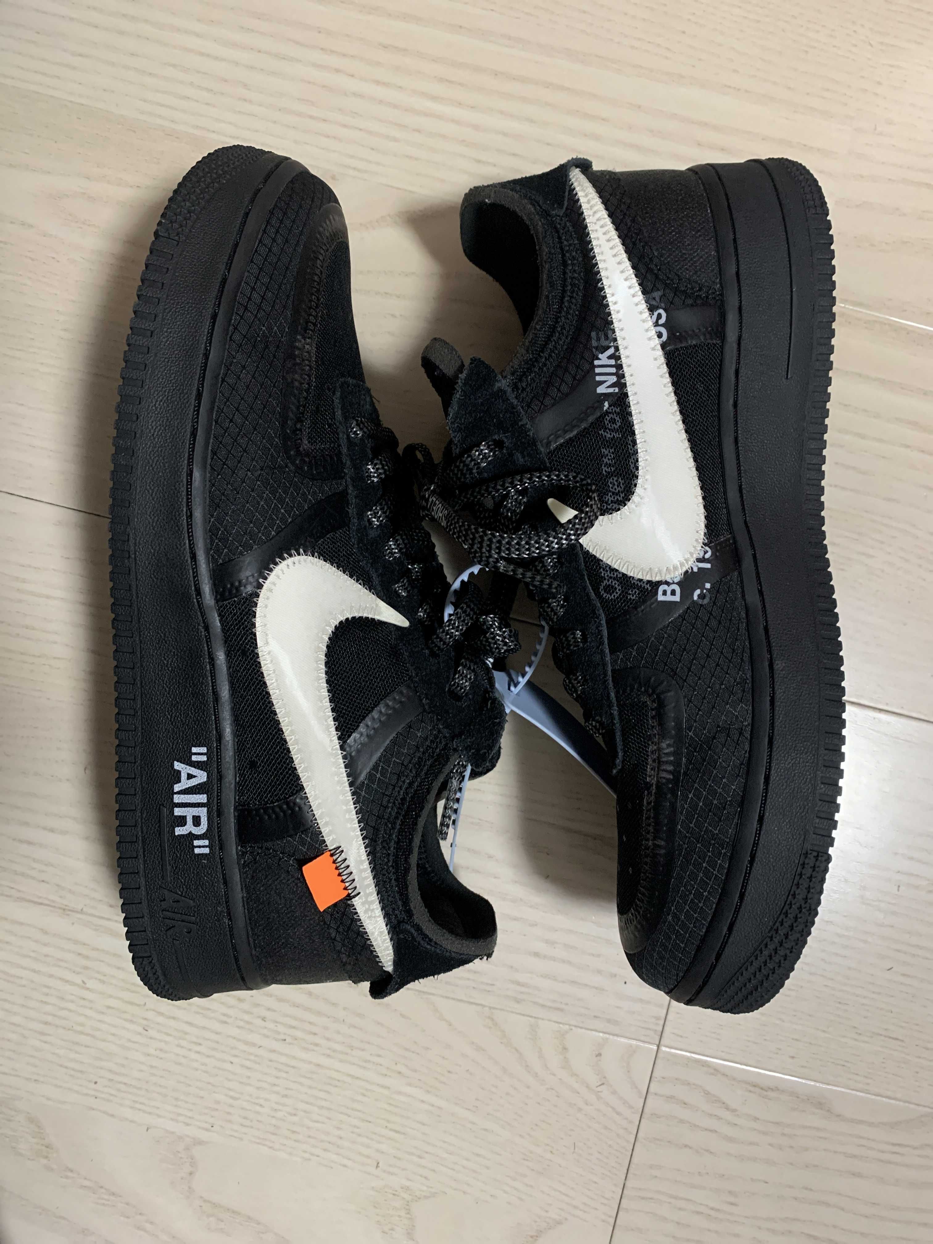 Off-White × Nike Air Force 1 Low "Black"