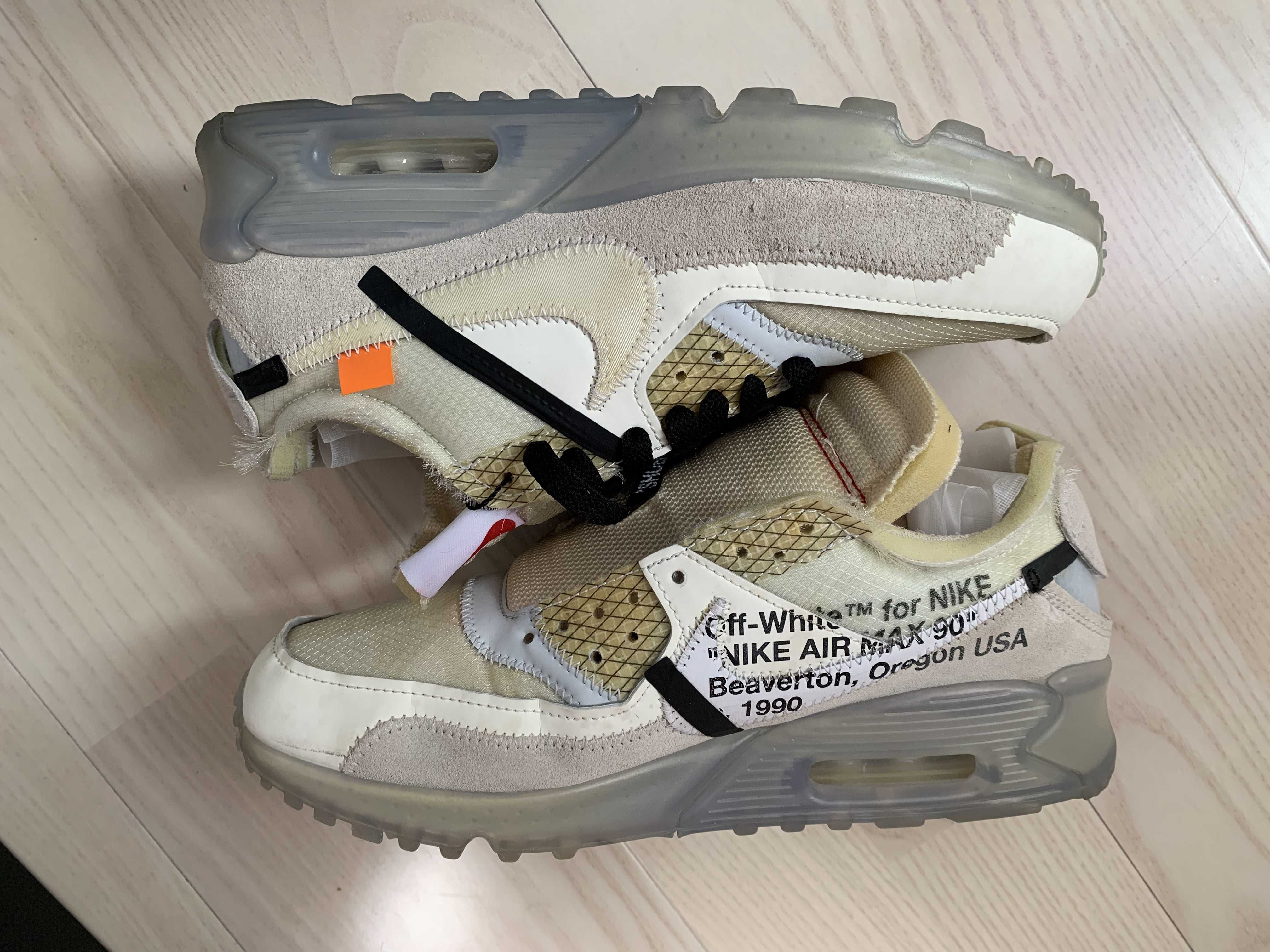 Off-White × Nike Air Max 90 "The 10/Sail"