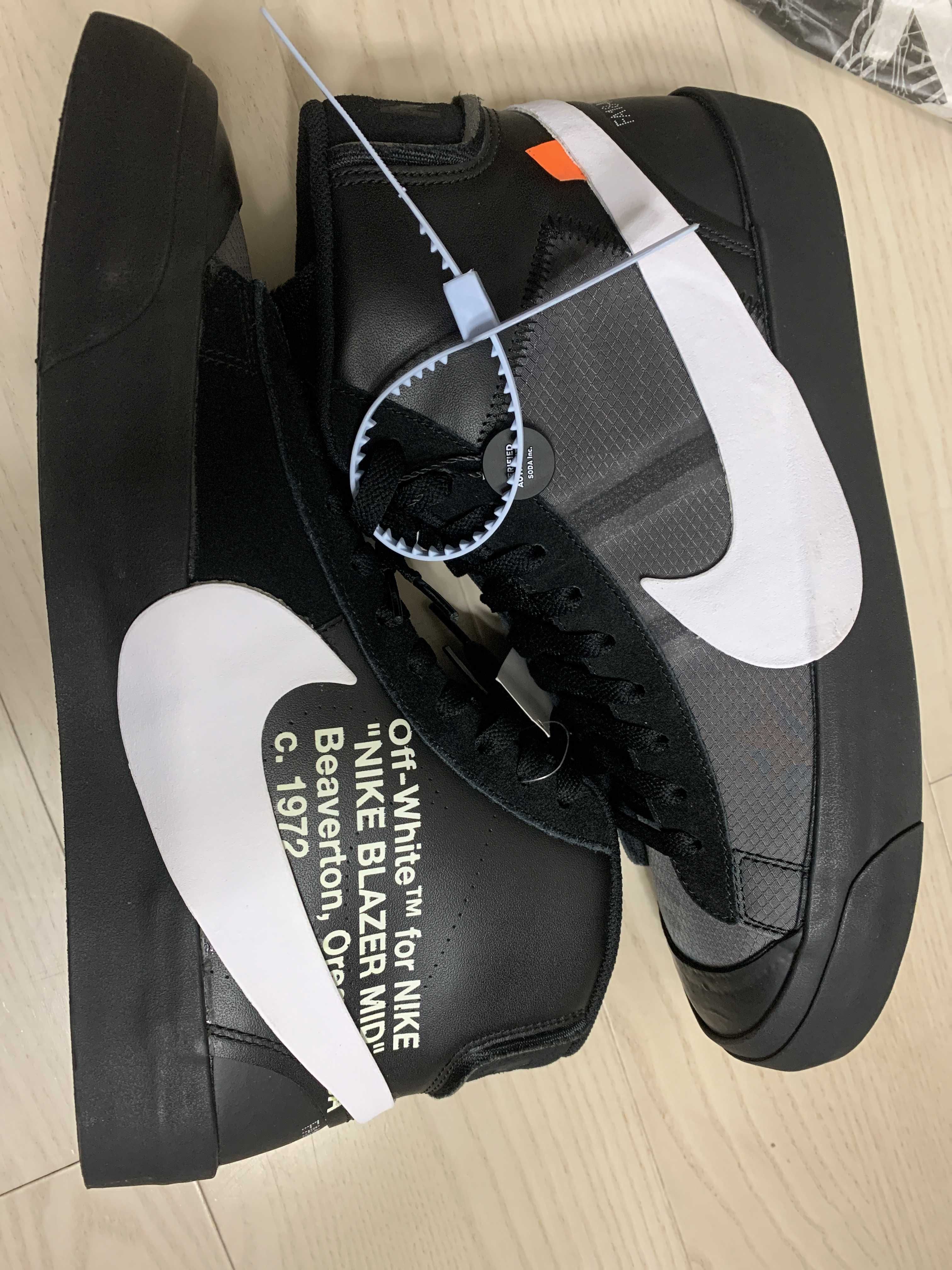 Off-White × Nike Blazer Studio Mid "Grim Reaper"