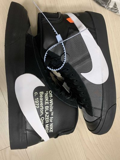 Off-White × Nike Blazer Studio Mid "Grim Reaper"