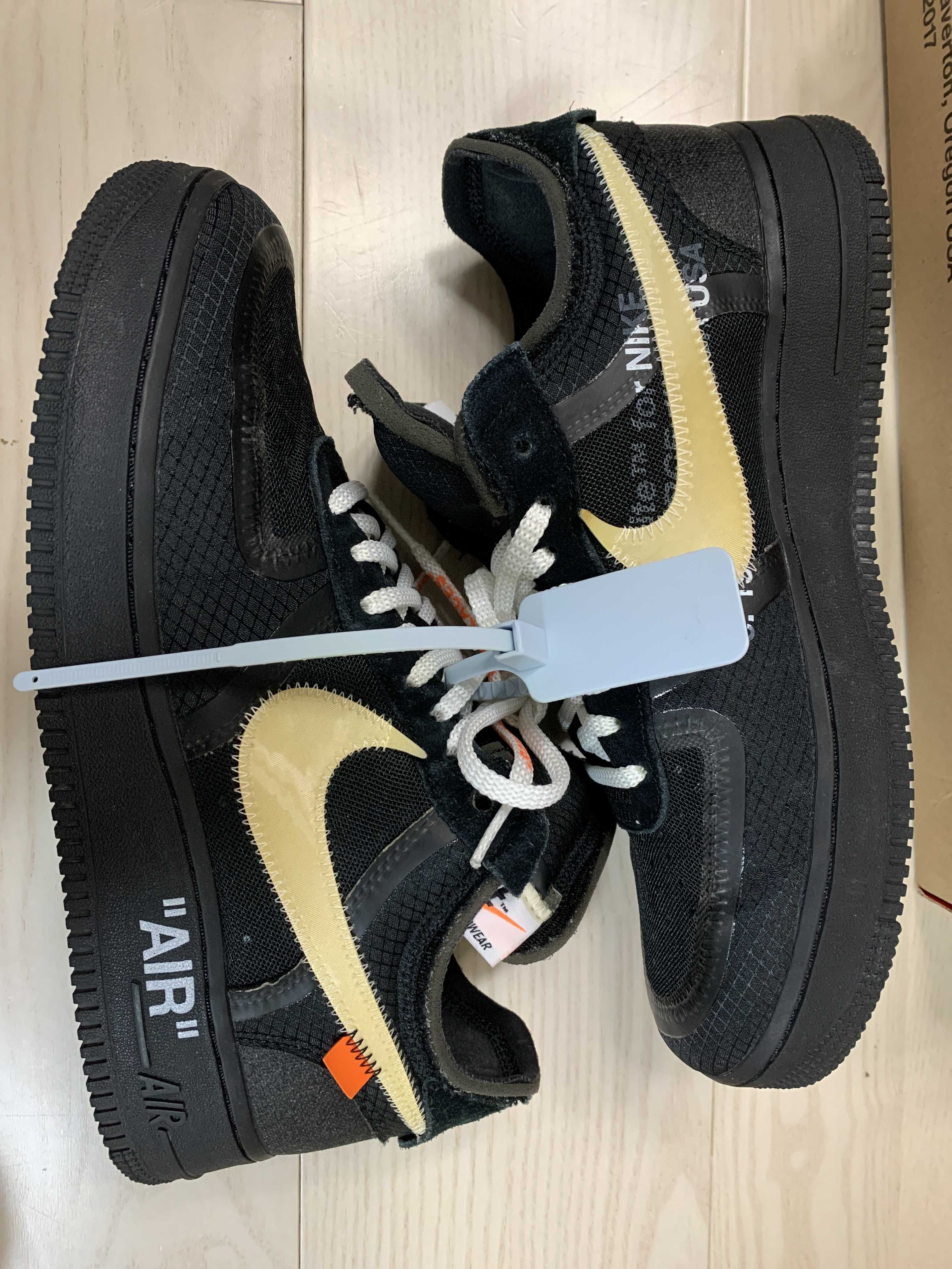 Off-White × Nike Air Force 1 Low "Black"