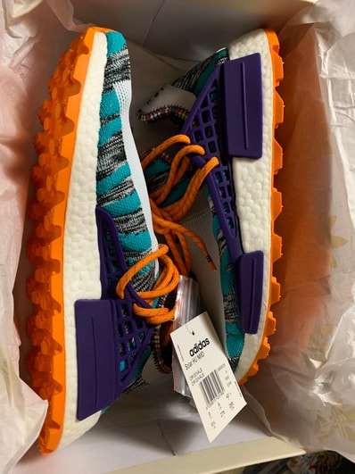 Pharrell Williams × adidas NMD HU SOLAR PACK "ORANGE"