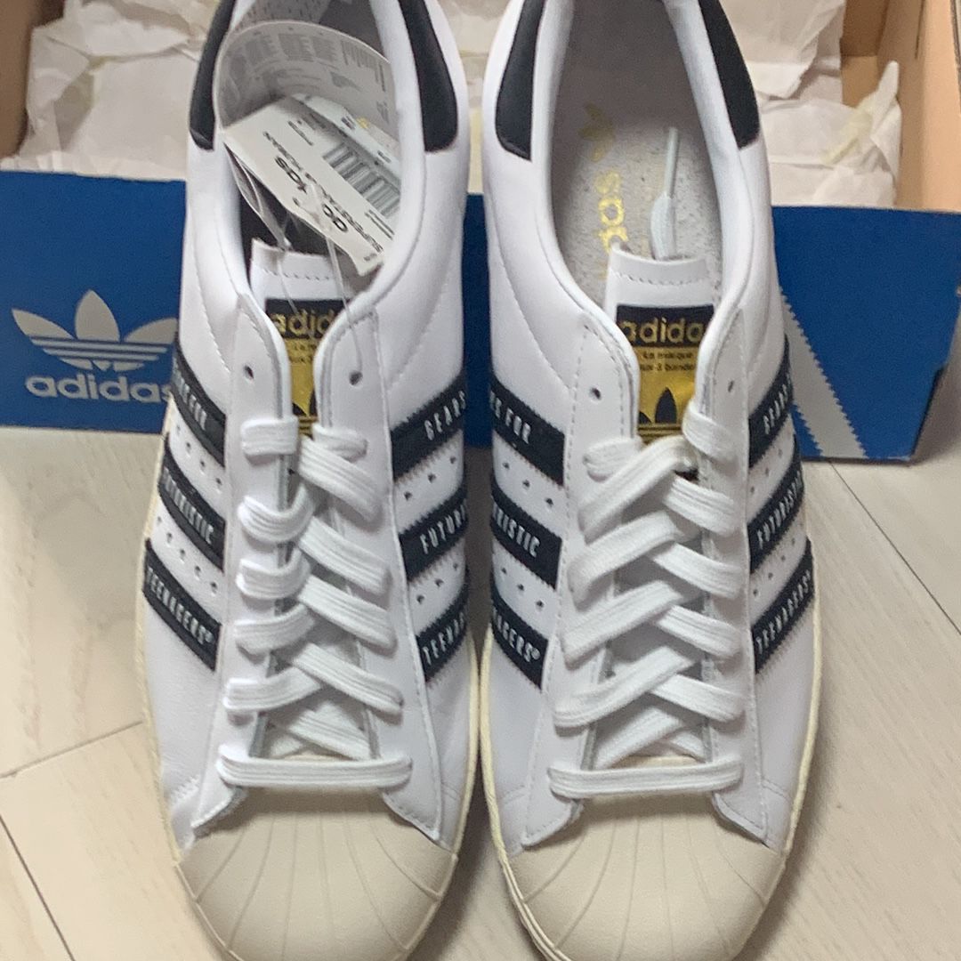 HUMAN MADE × adidas Superstar 80s "White/Black"