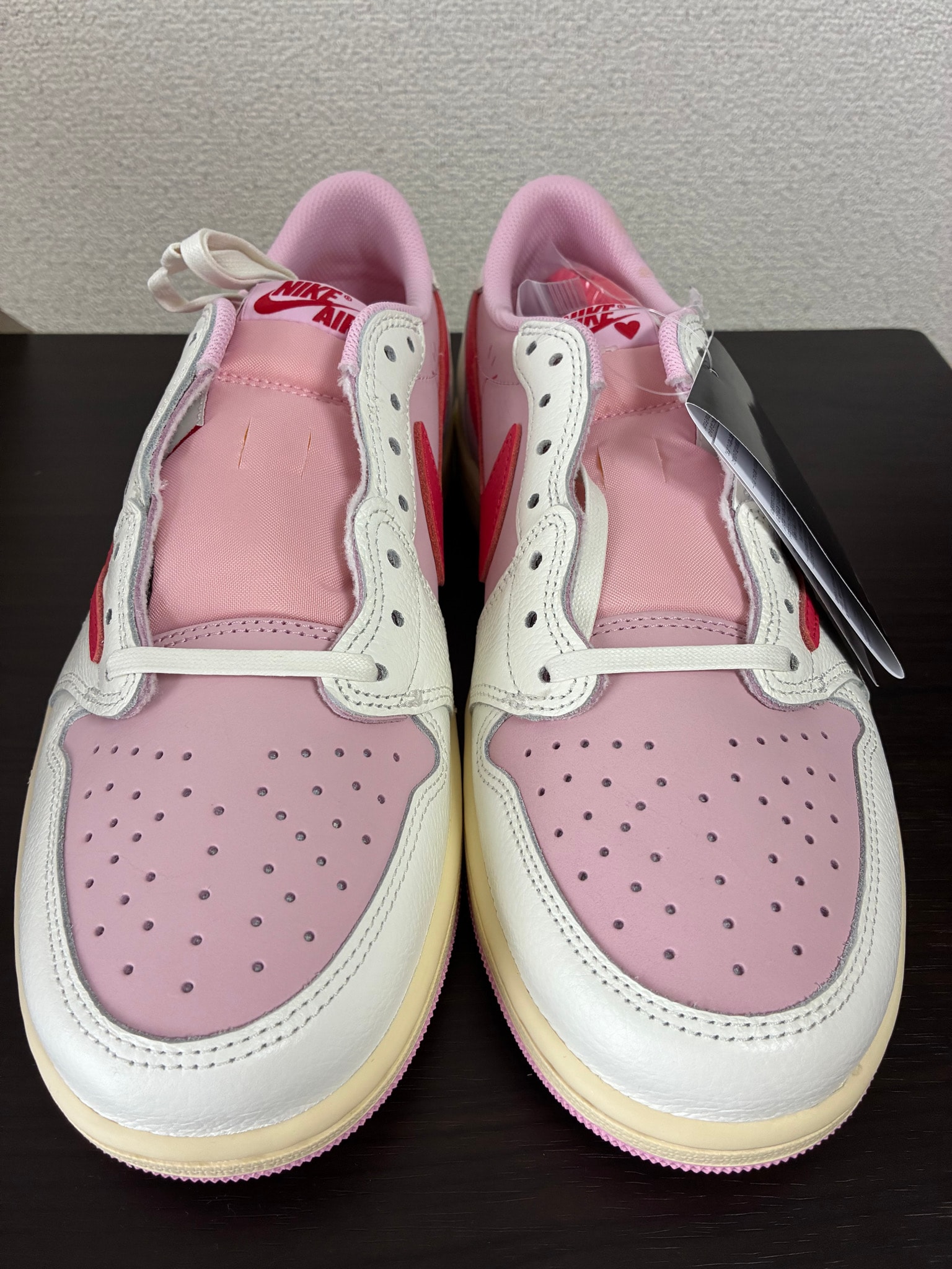Travis Scott × Nike Air Jordan 1 Retro Low OG "Sail/Tropical Pink"