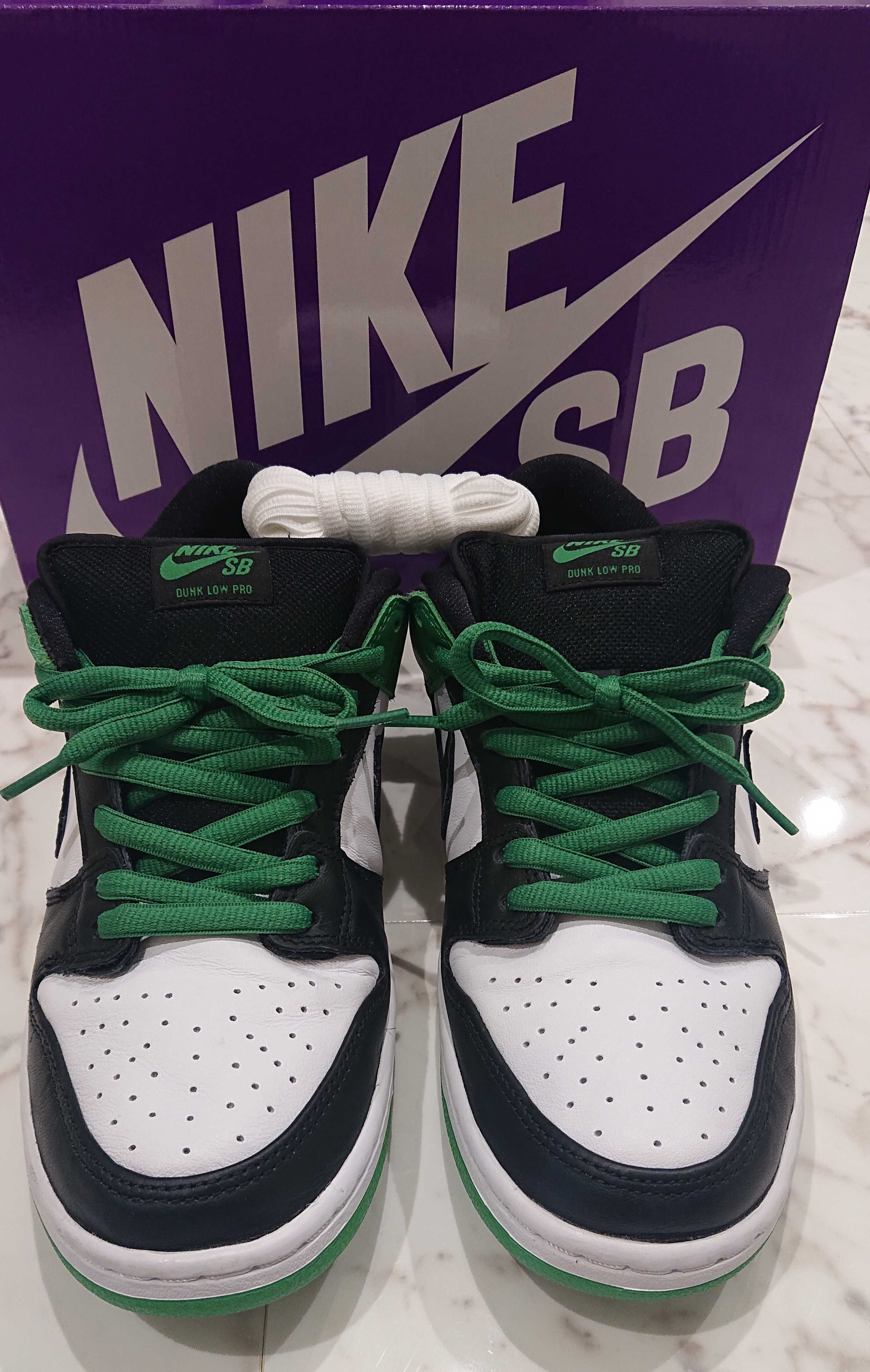 Nike SB Dunk Low Pro "Black and Classic Green"