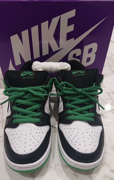 Nike SB Dunk Low Pro "Black and Classic Green"