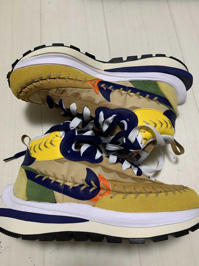 Jean-Paul Gaultier × sacai × Nike VaporWaffle "Sesame/Multi Color"