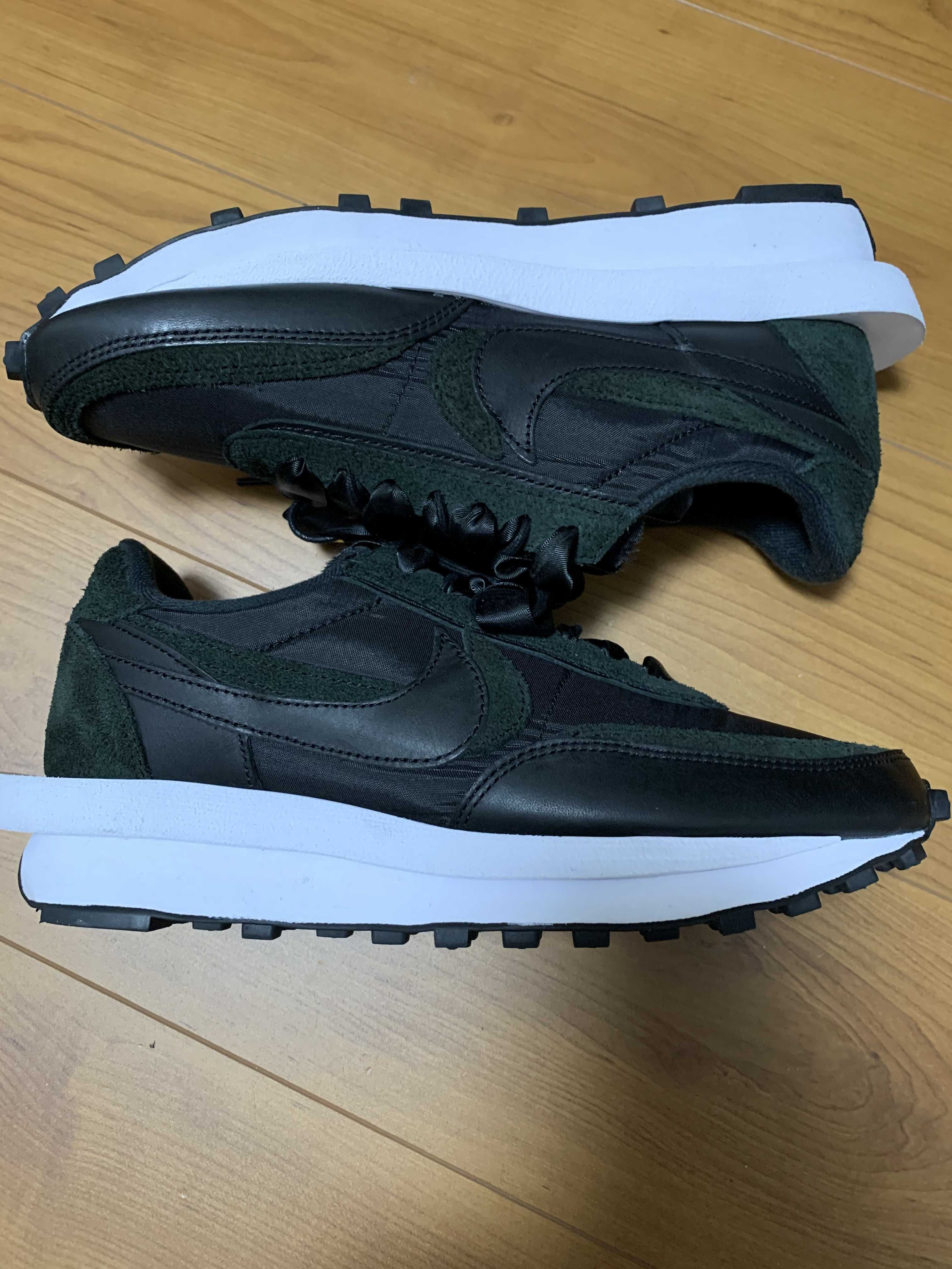 sacai × Nike LDV Waffle "Triple Black"