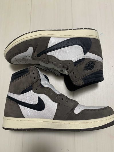 Travis Scott × Nike Air Jordan 1 Retro High OG TS SP "Sail/Dark Mocha"