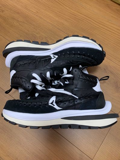 Jean-Paul Gaultier × sacai × Nike Vapor Waffle "Black/Black-White"
