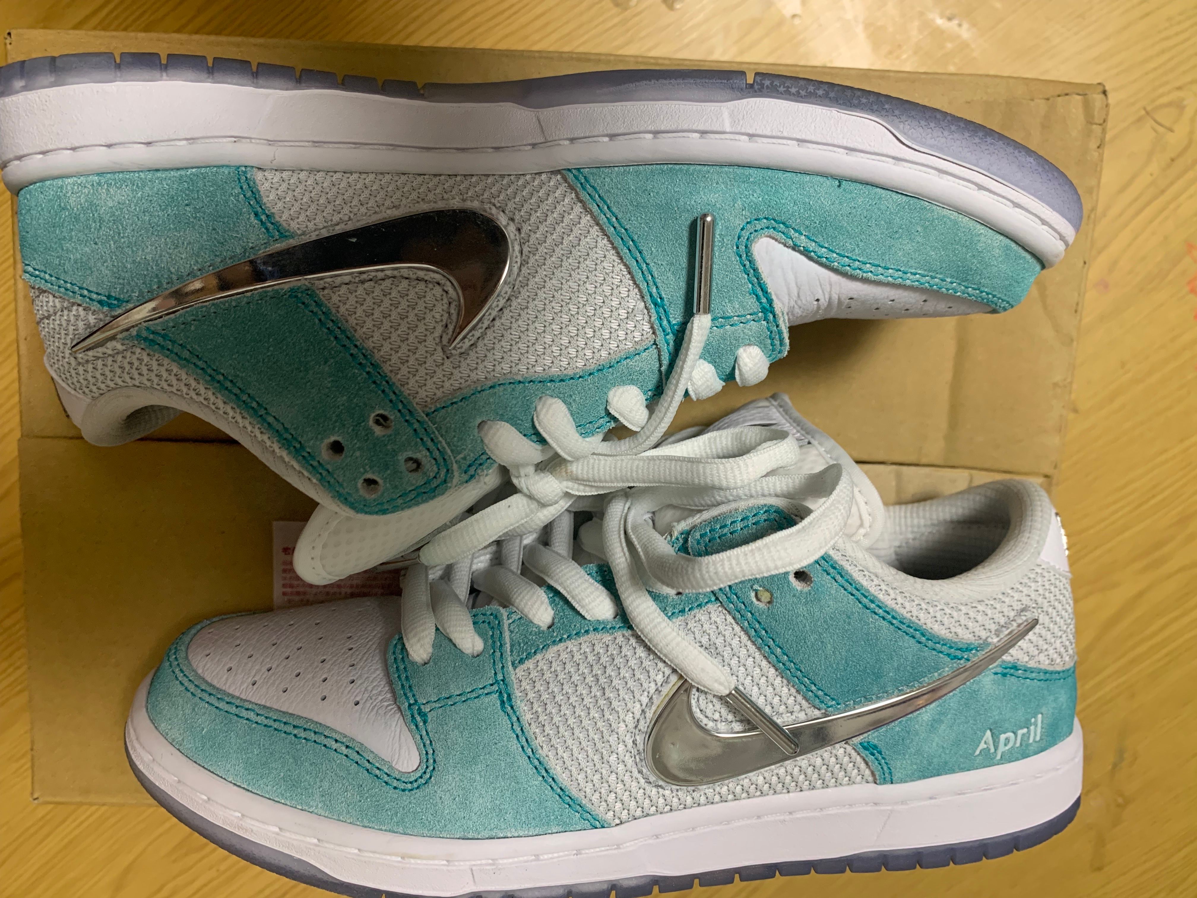 APRIL SKATEBOARDS × Nike SB Dunk Low Pro QS "White and Multi-Color"