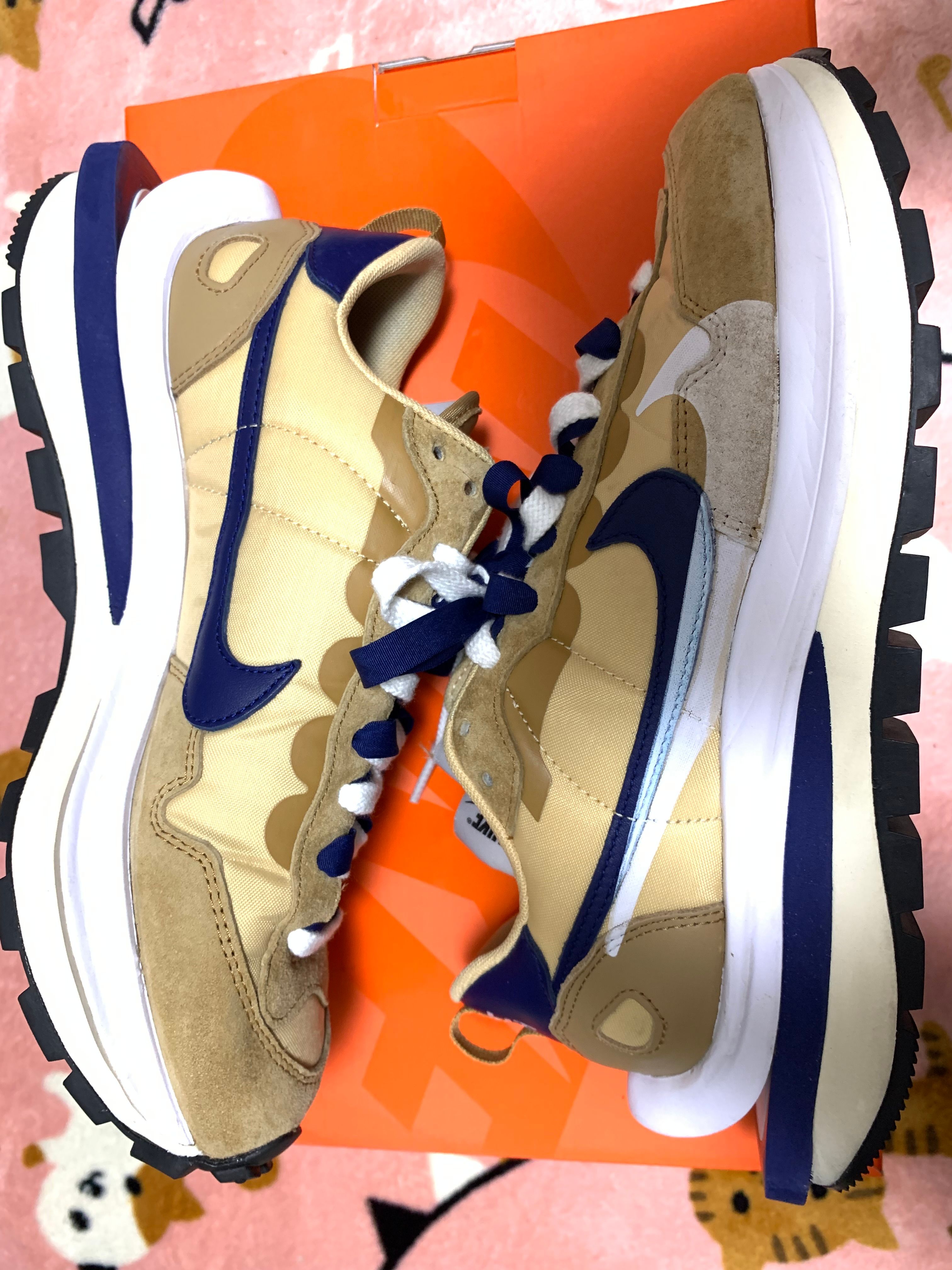 Sacai × Nike Vapor Waffle "Sesame And Blue Void"