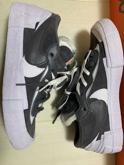 Sacai × Nike Blazer Low "Iron Grey"