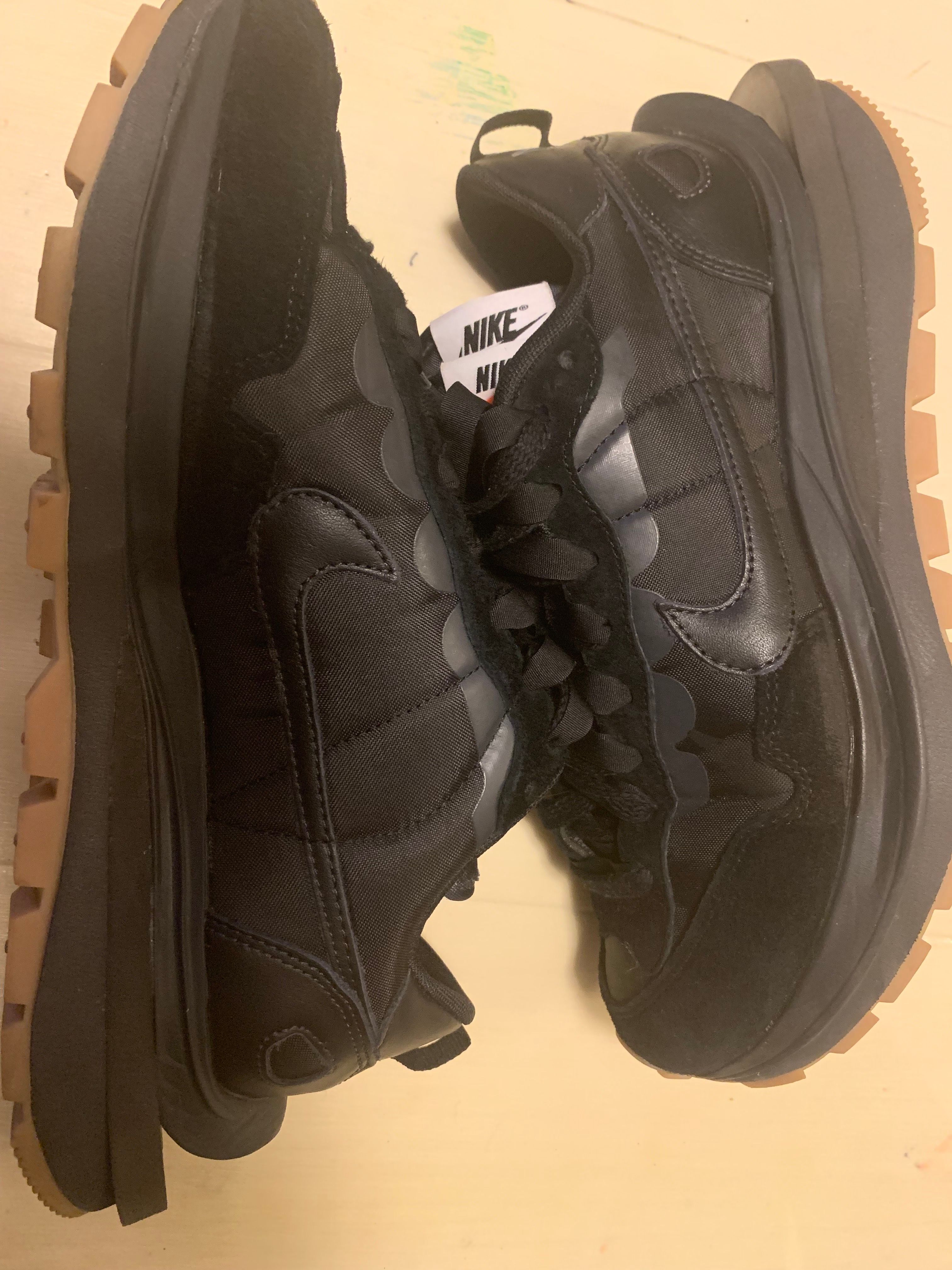 sacai × Nike VaporWaffle "Black Gum"