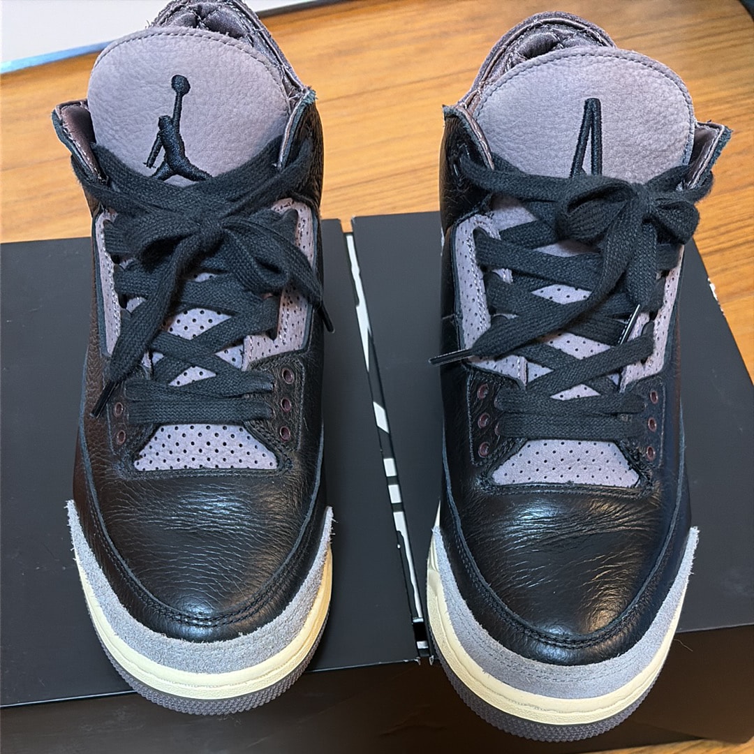 A Ma Maniere × Nike Women's Air Jordan 3 Retro OG SP "Black and Flat Pewter/WYWS"