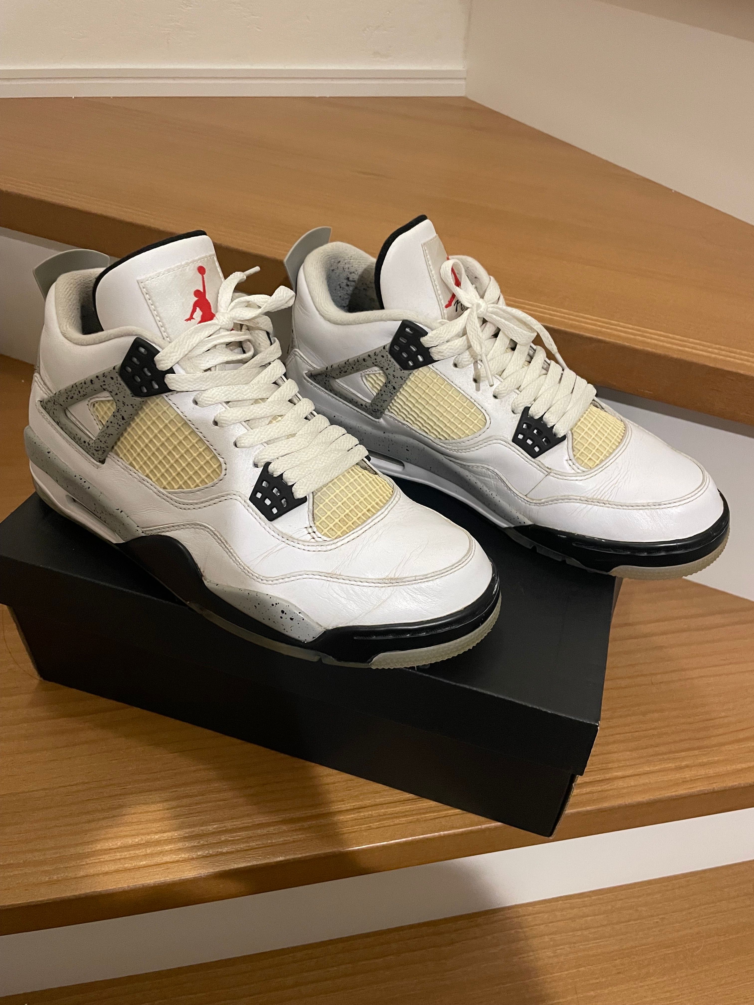 NIKE GOLF AIR JORDAN 4 "WHITE CEMENT"