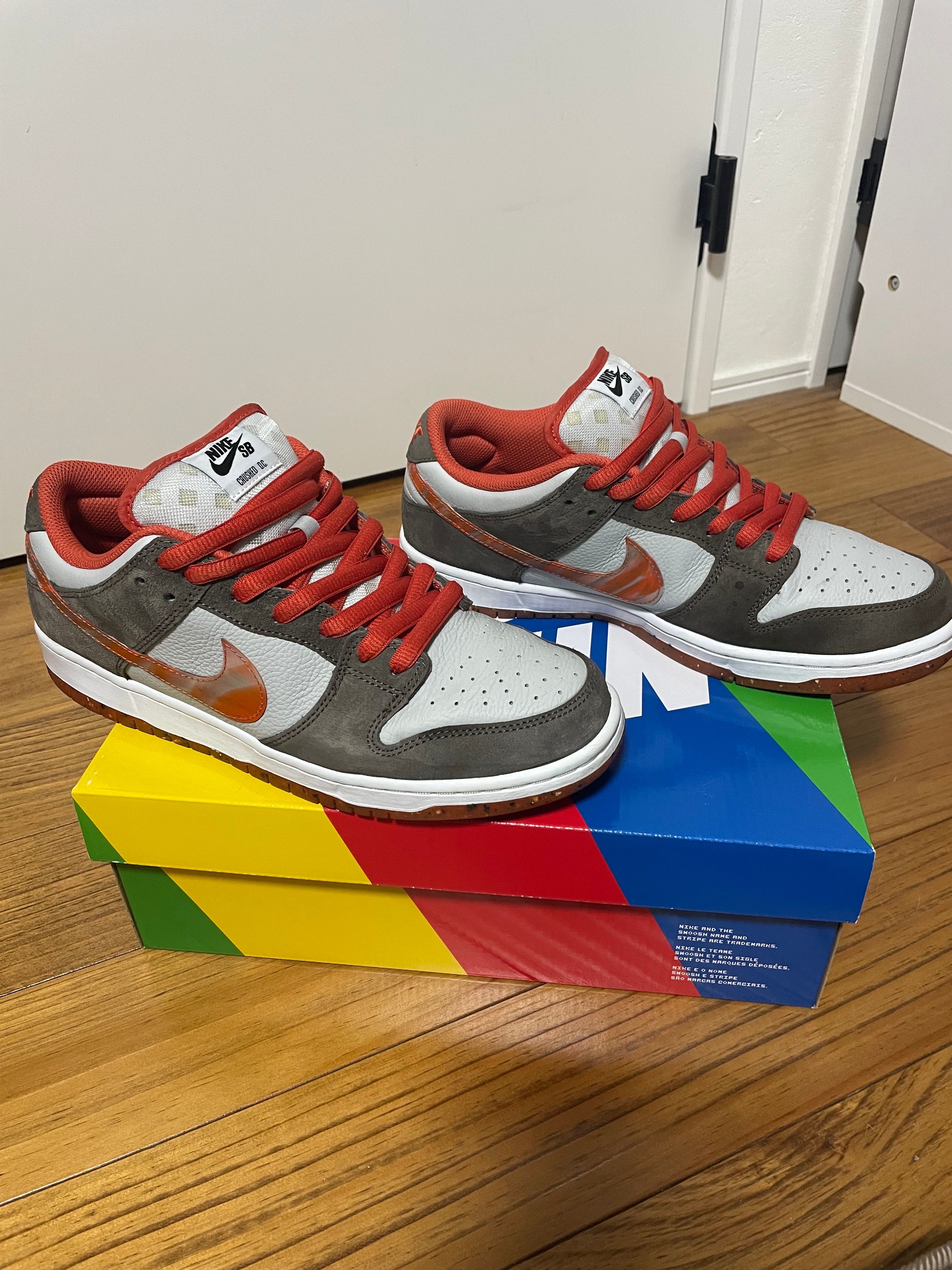 Crushed Skate Shop × Nike SB Dunk Low QS "Olive Grey/Mantra Orange"