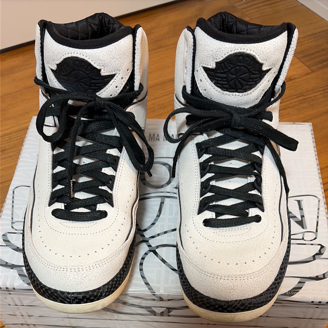 アママニエール × ナイキ エアジョーダン2 "エアネス/セイル アンド バーガンディ"