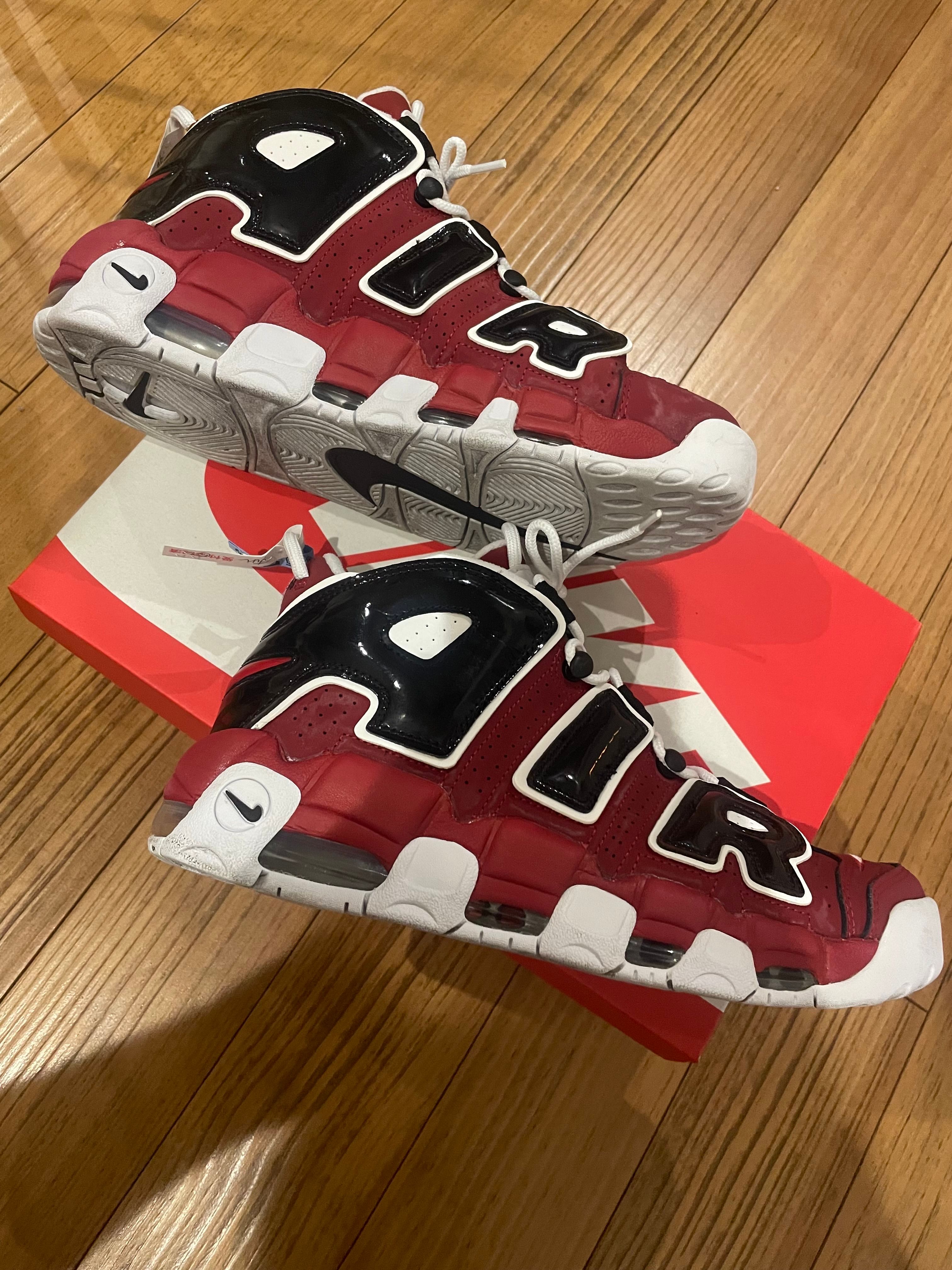 Nike Air More Uptempo ’96 "Black and Varsity Red" (2021)