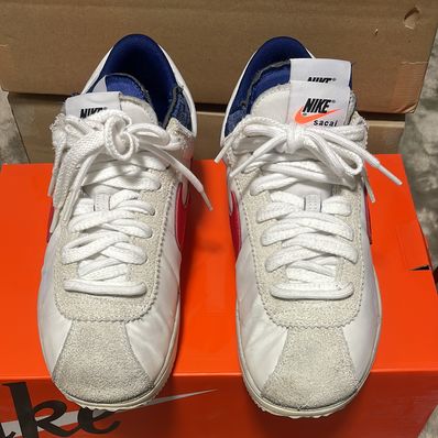 sacai × Nike Zoom Cortez "White and University Red"