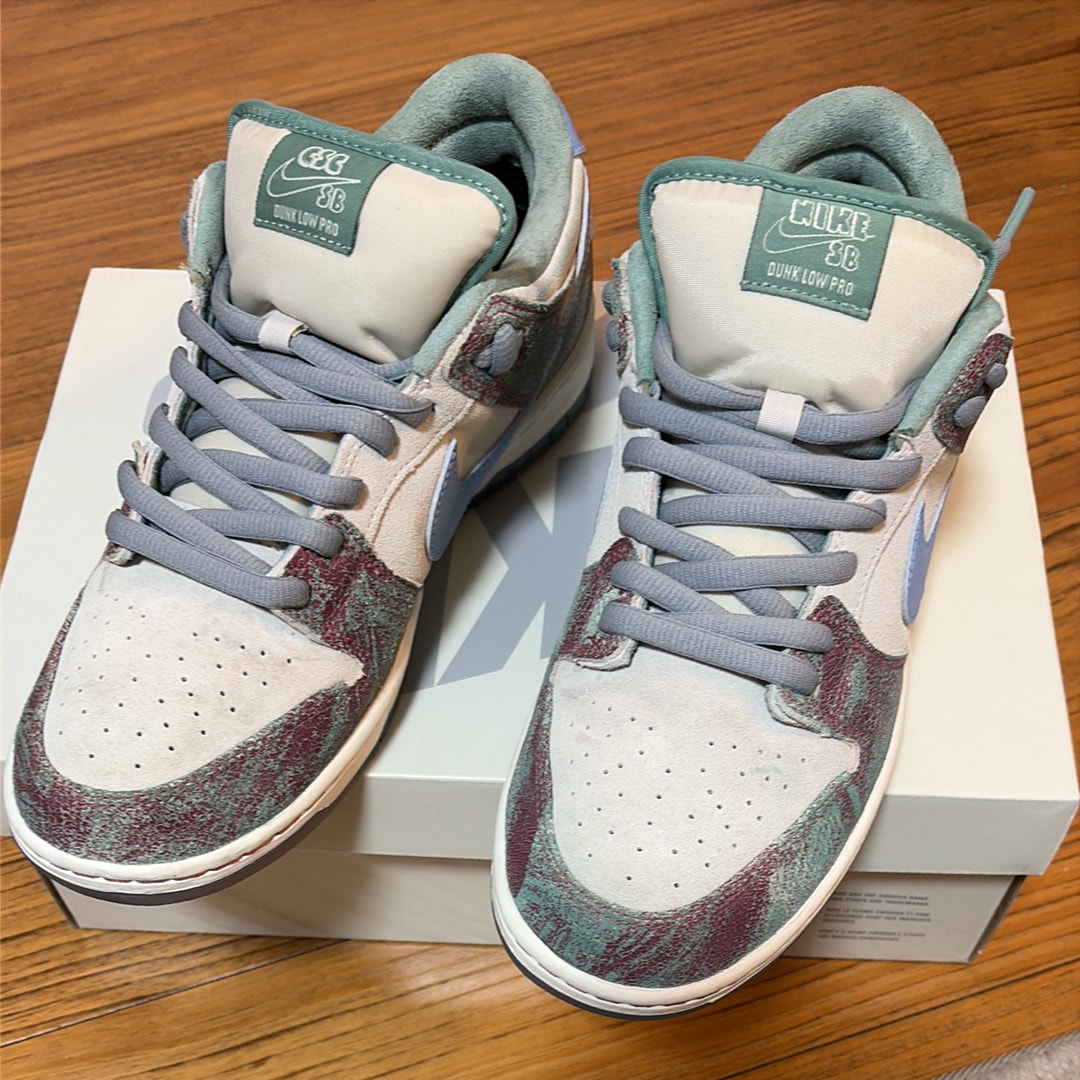 Crenshaw Skate Club × Nike SB Dunk Low PRO QS "Sail/Light Blue-Cedar"