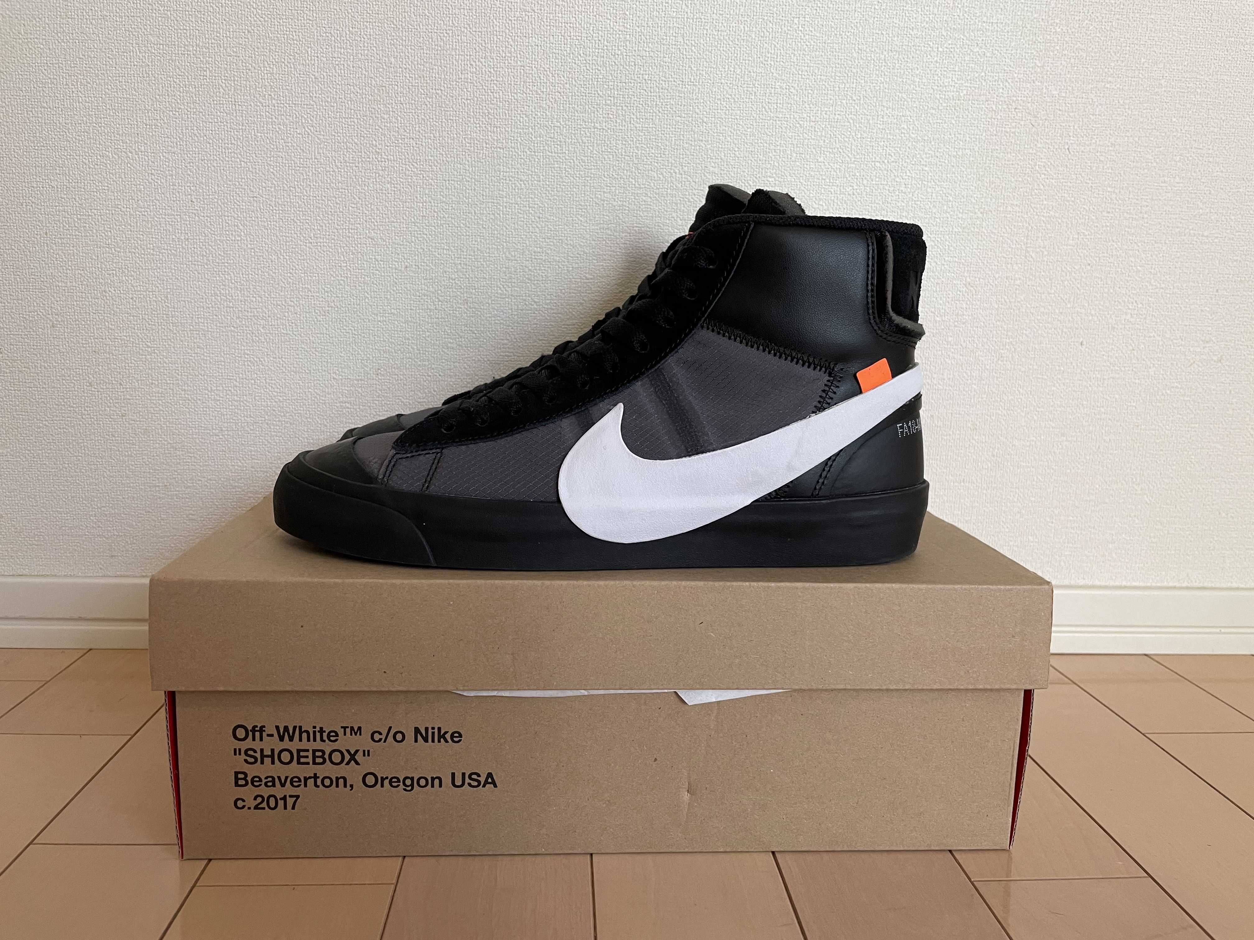 Off-White × Nike Blazer Studio Mid "Grim Reaper"