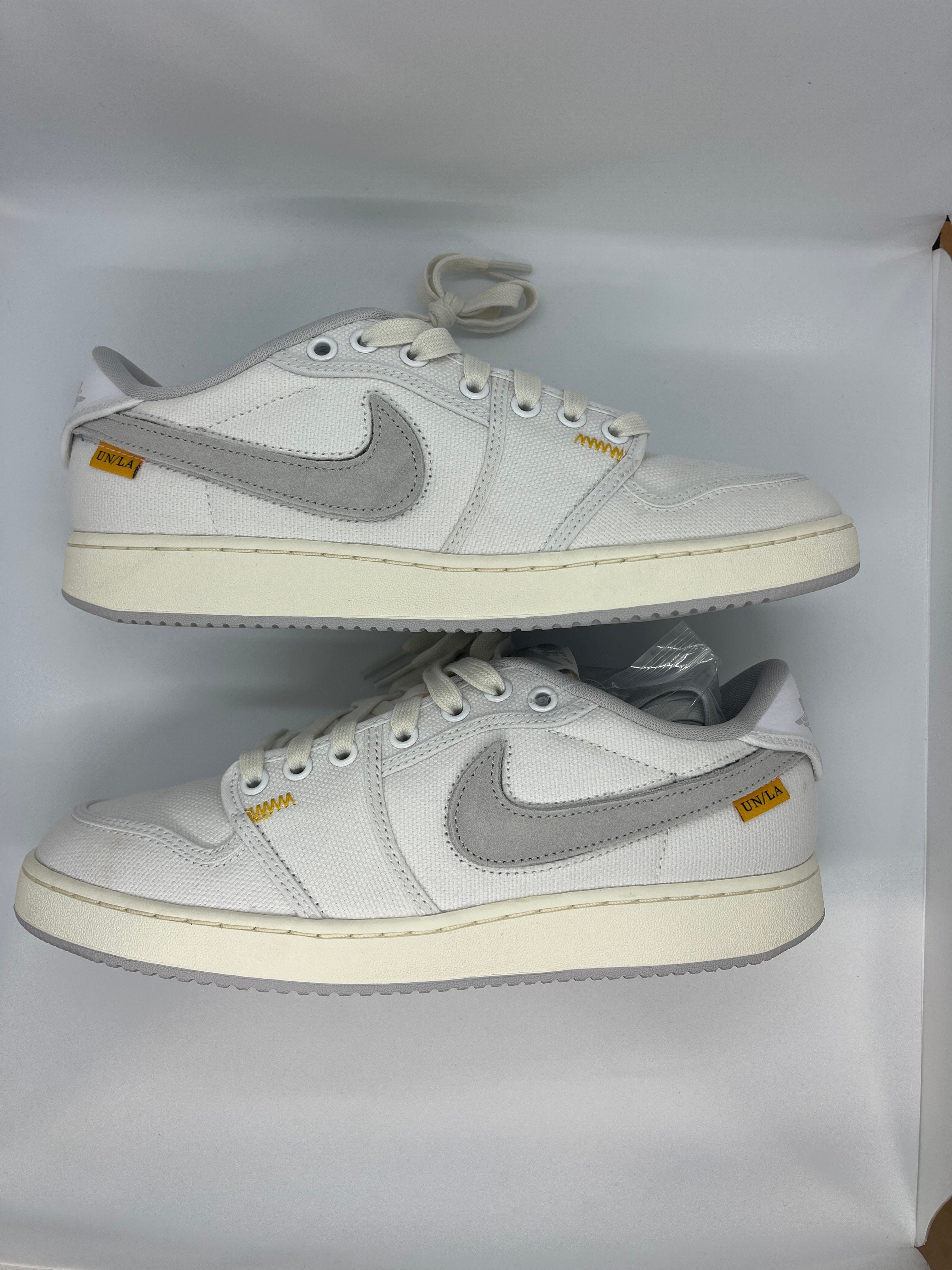 UNION × Nike Air Jordan 1 Low KO "White Canvas"