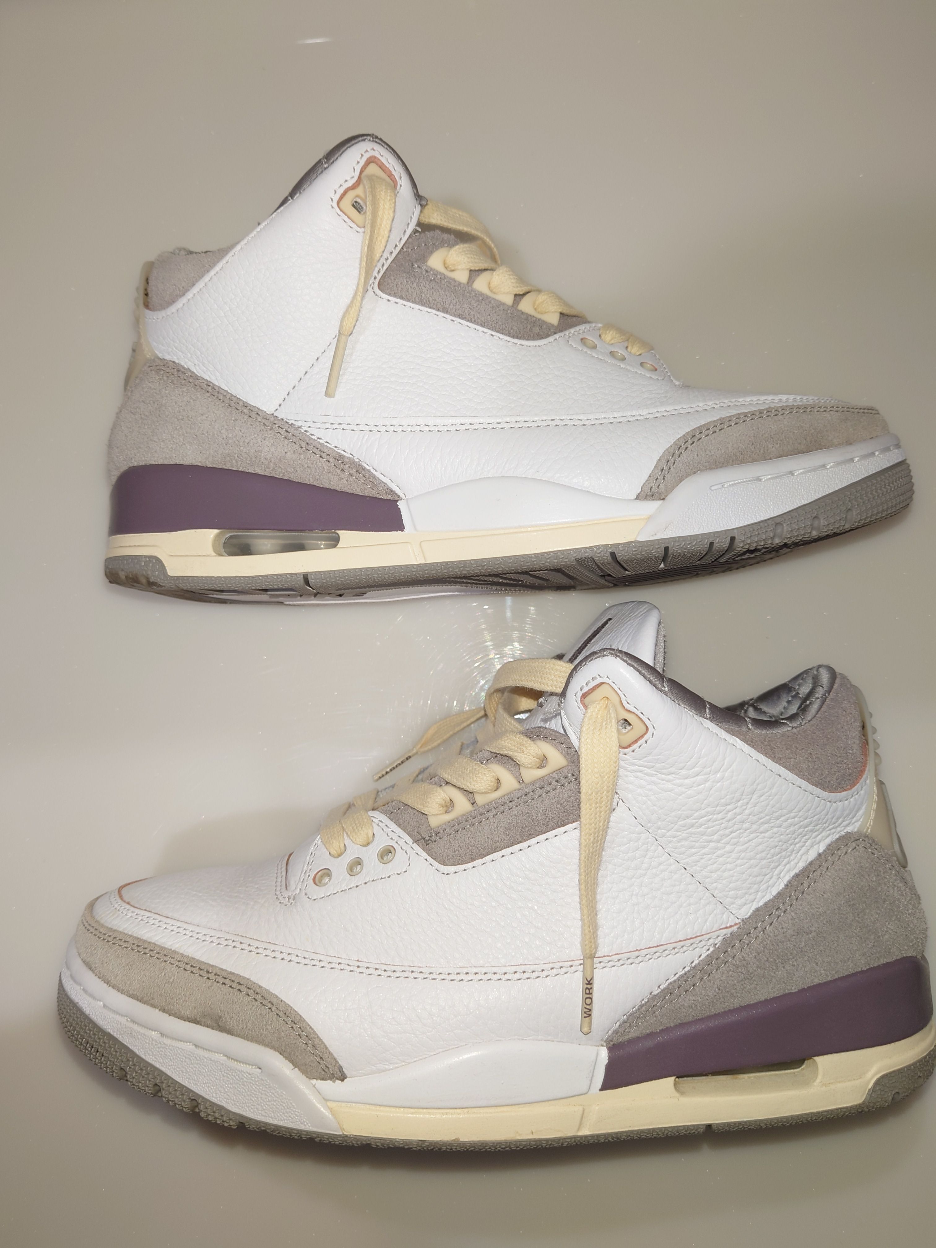 A Ma Maniere × Nike Women's Air Jordan 3 Retro SP "White/Medium Grey Violet Ore"