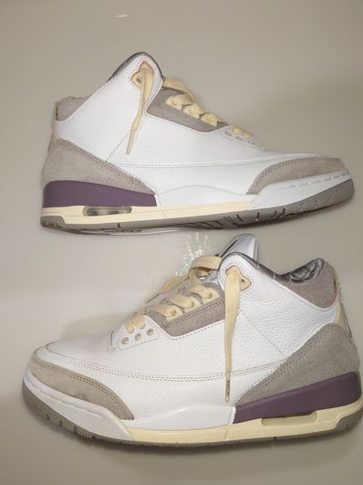 A Ma Maniere × Nike Women's Air Jordan 3 Retro SP "White/Medium Grey Violet Ore"