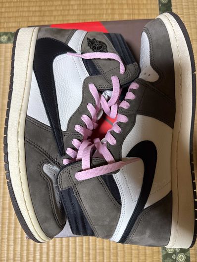 Travis Scott × Nike Air Jordan 1 Retro High OG TS SP "Sail/Dark Mocha"