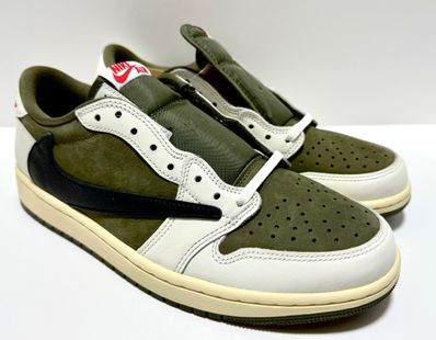 Travis Scott × Nike Air Jordan 1 Low OG SP "Reverse Olive"