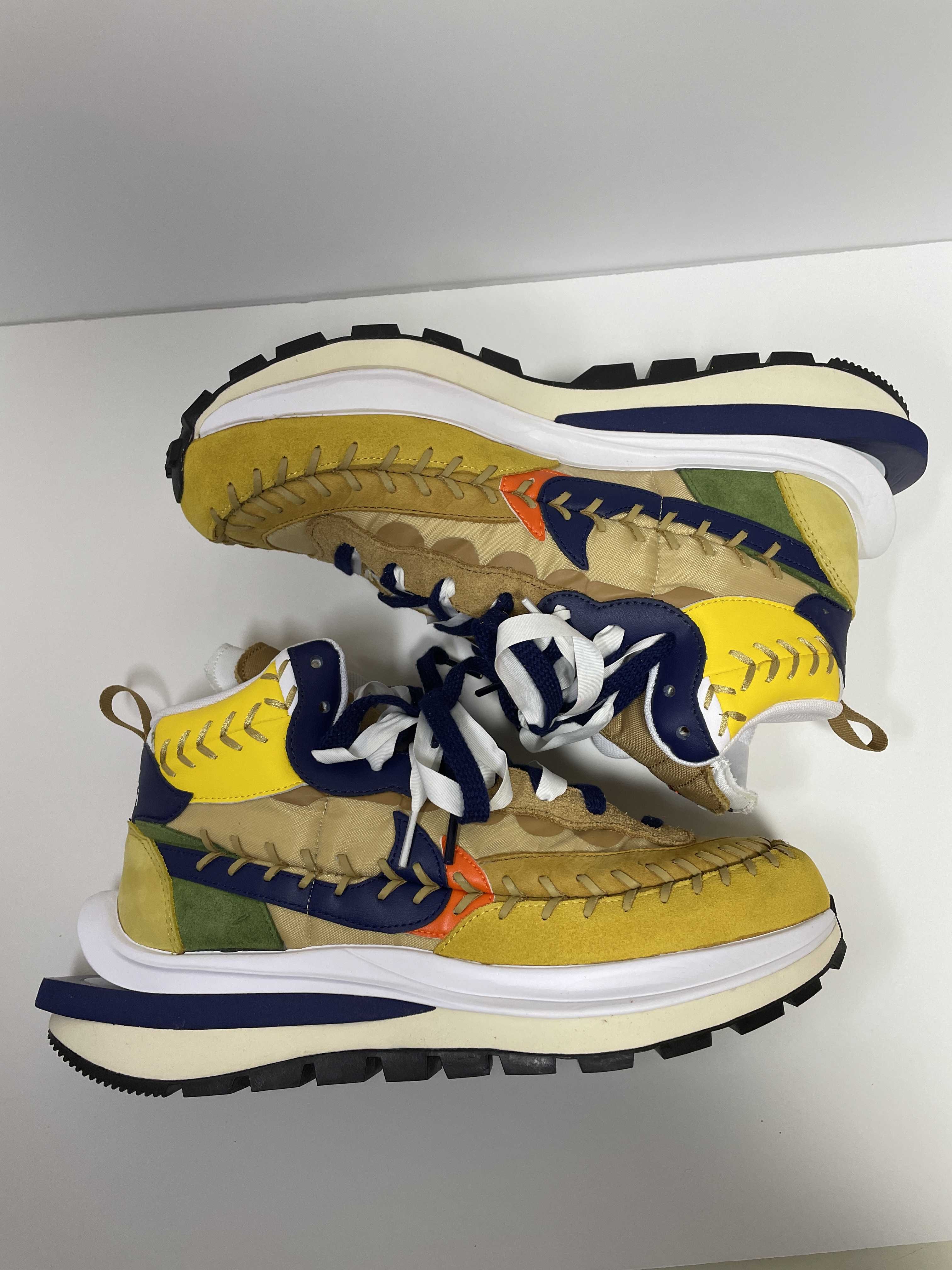 Jean-Paul Gaultier × sacai × Nike VaporWaffle "Sesame/Multi Color"
