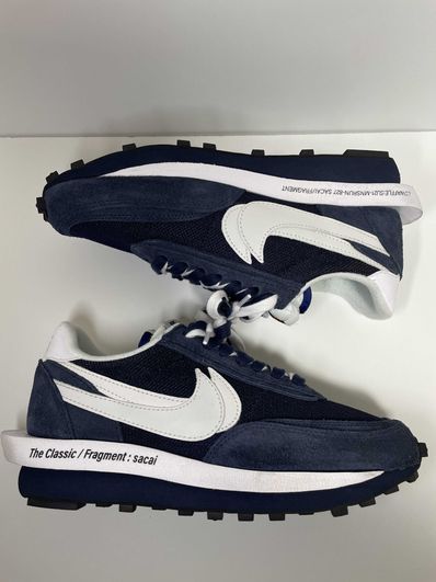 Fragment × sacai × Nike LD Waffle "Blackended Blue"