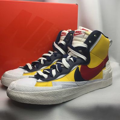sacai × Nike Blazer Mid "Varsity Maize/Varsity Red"