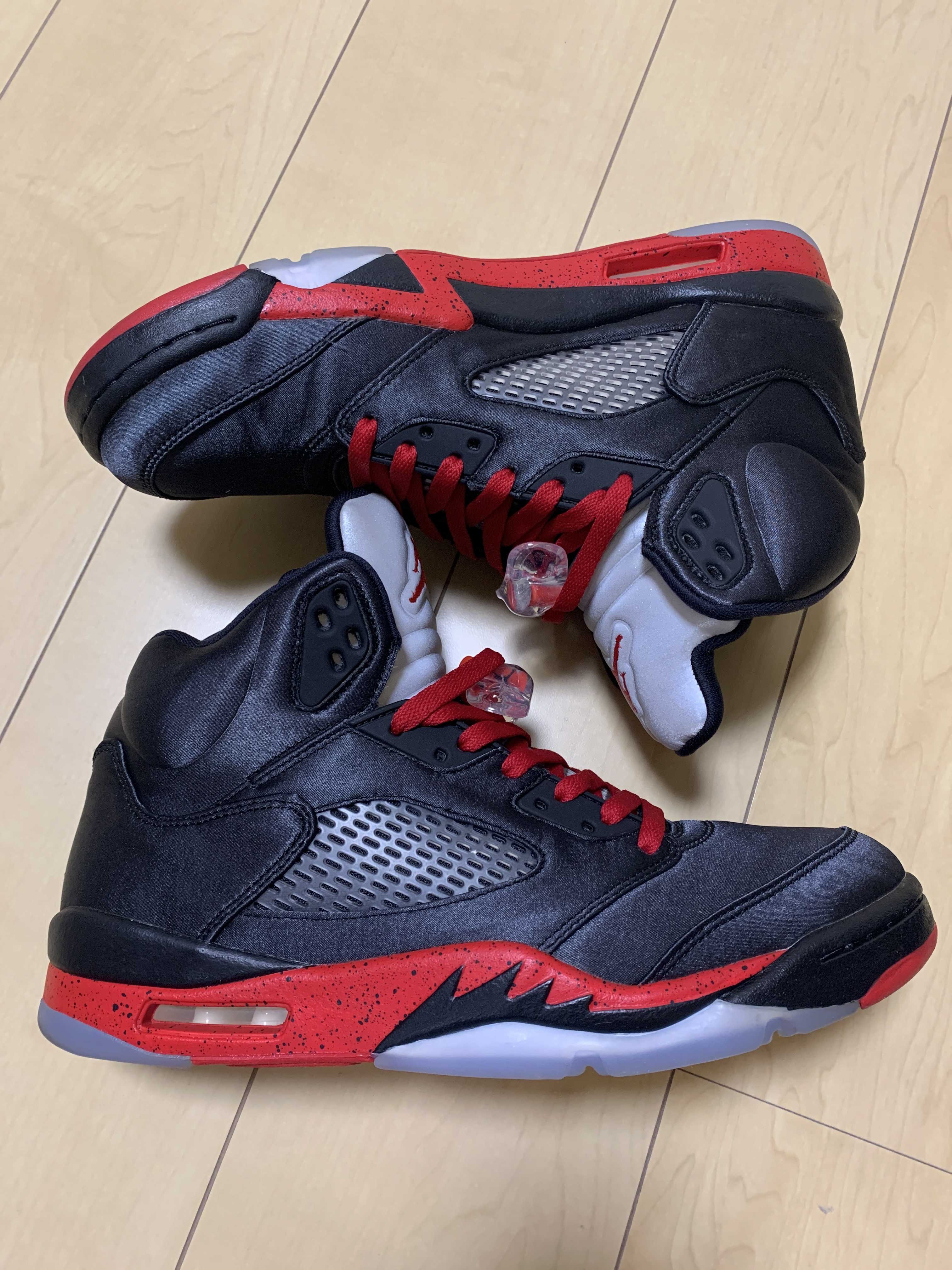 Air Jordan 5 Satin "Bred"