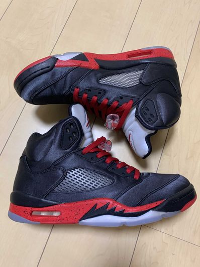Air Jordan 5 Satin "Bred"