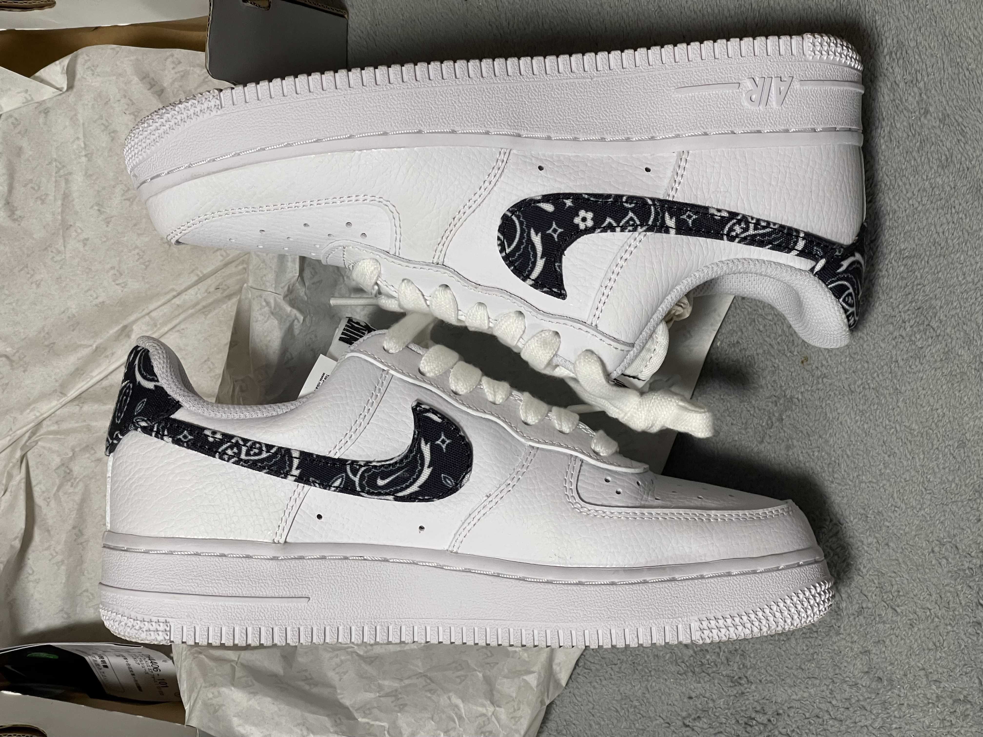 Nike Women's Air Force 1 Low '07 Essential "Black Paisley"