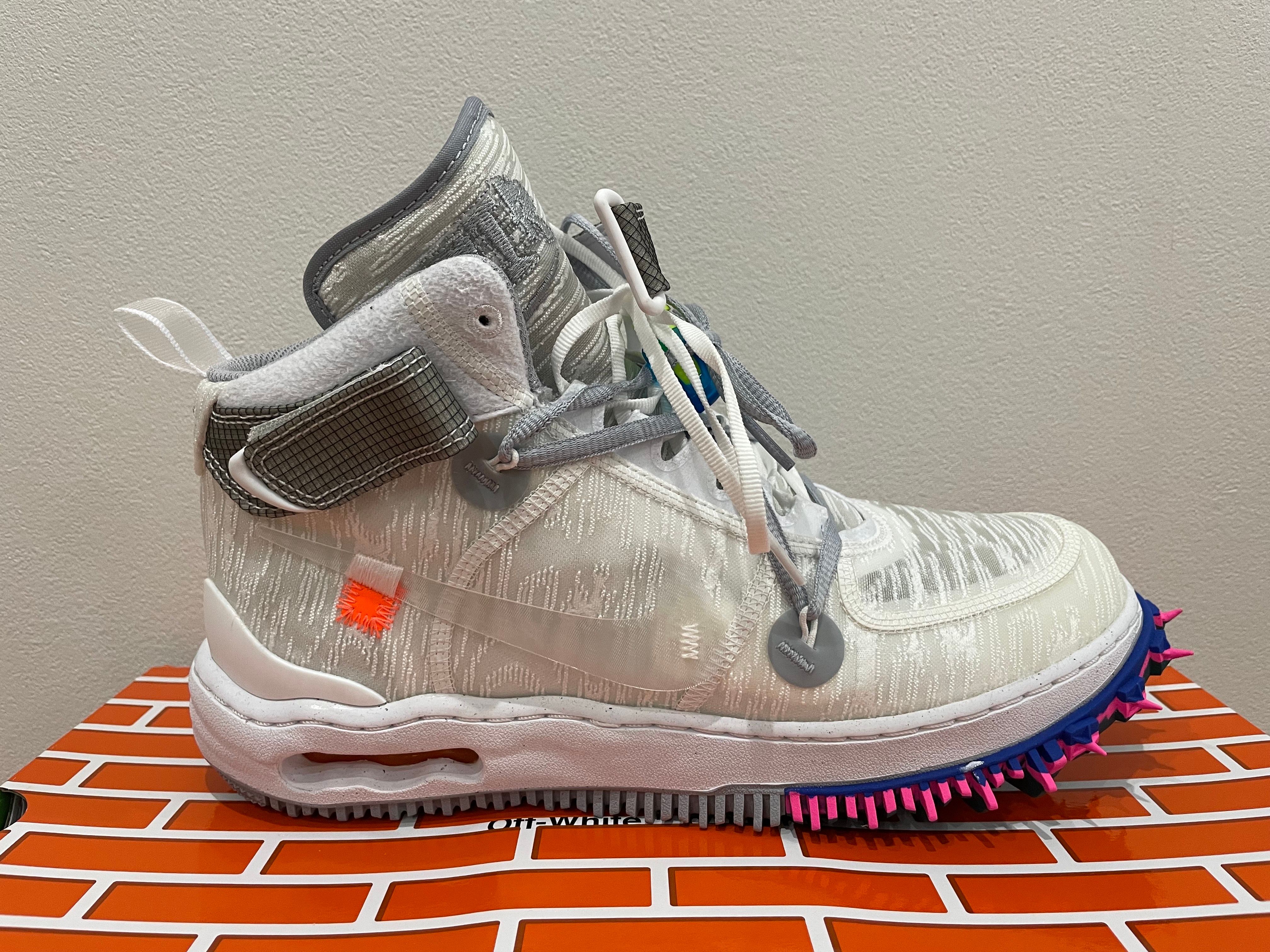 Off-White × Nike Air Force 1 Mid "White"