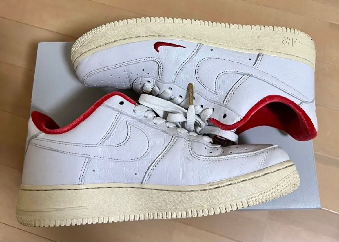 KITH × Nike Air Force 1 Low "White/Red"