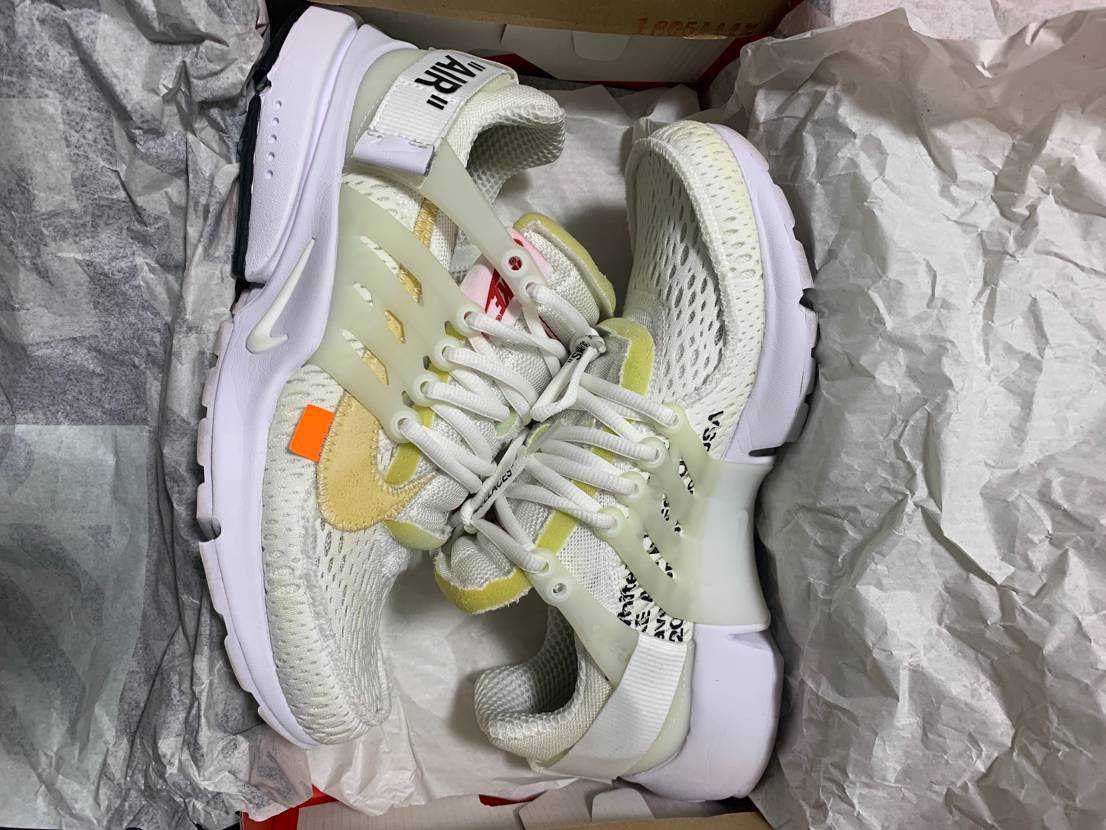 Off-White × Nike Air Presto "White/Black/Cone"