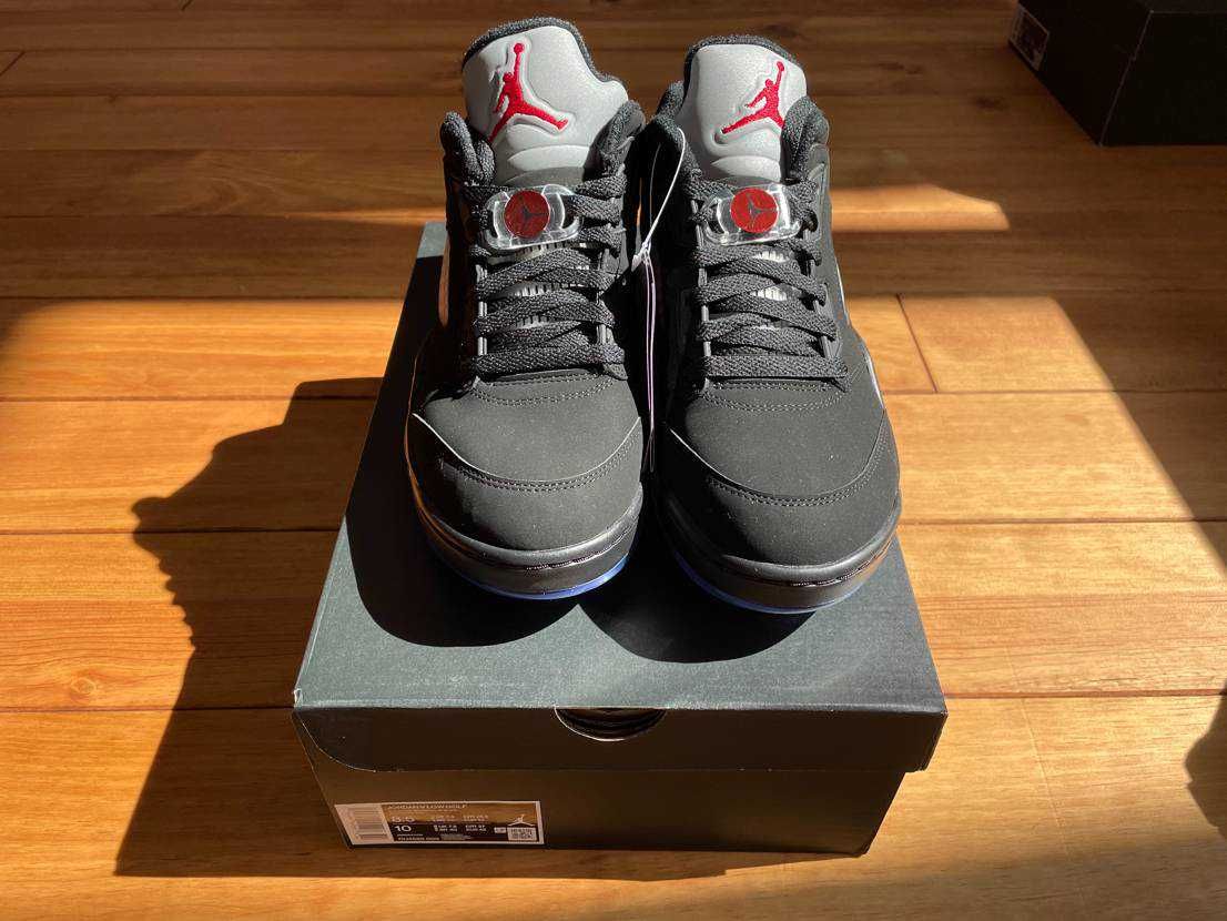 Nike Air Jordan 5 Retro Low Golf "Fire Red/Silver Tongue"