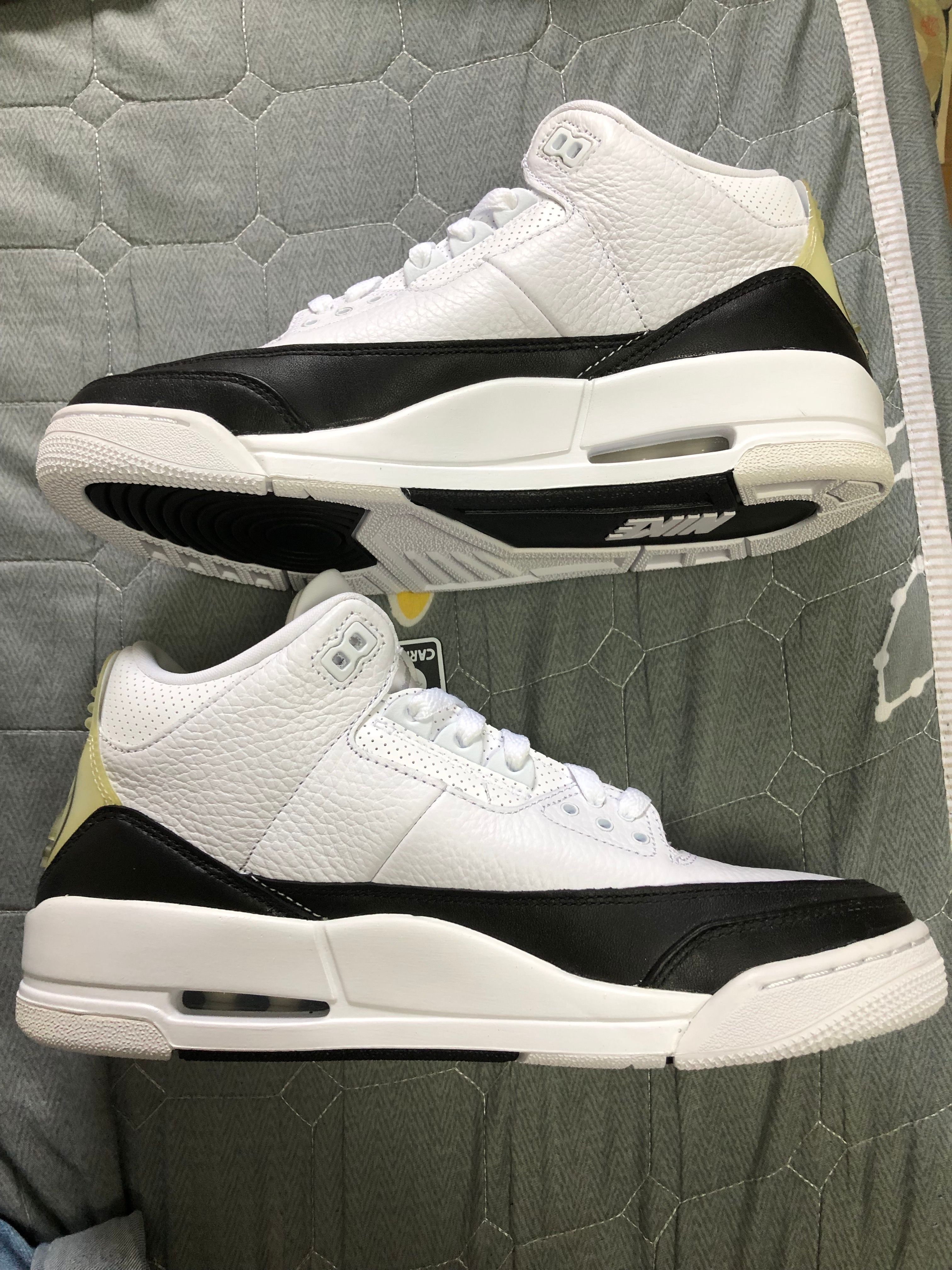 Fragment × Nike Air Jordan 3 "White/Black"