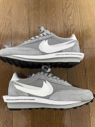 Fragment × sacai × Nike LD Waffle "Light Smoke Grey"